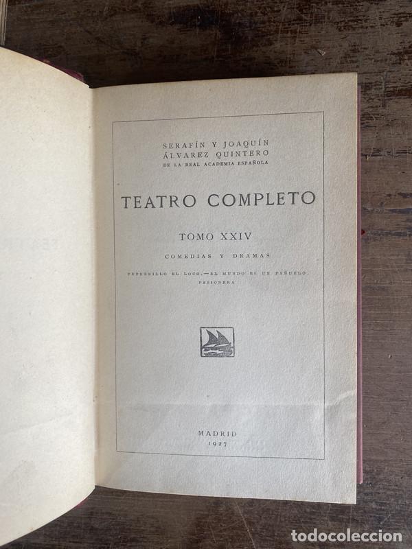 Libros de segunda mano: Teatro Completo - alvarez Quintero Serafin y Joaquin
