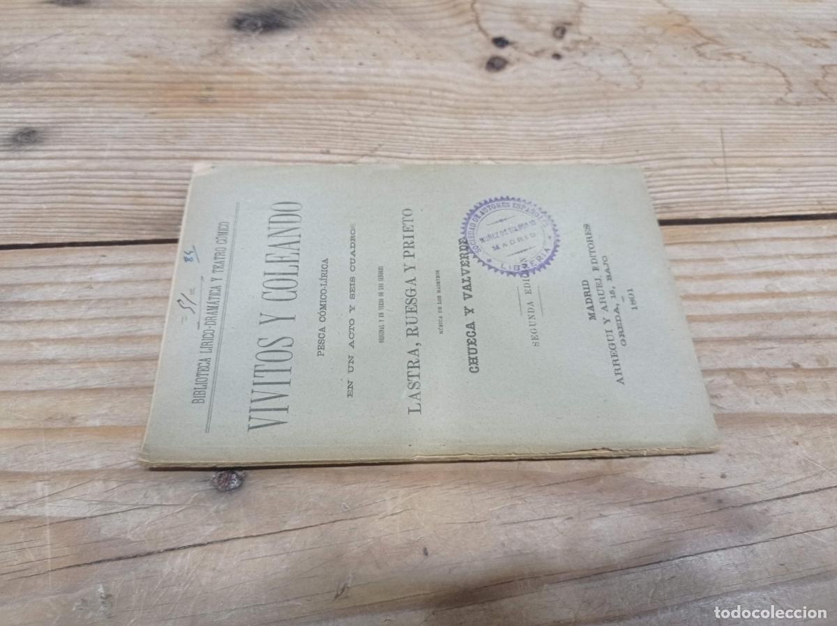 Libros de segunda mano: 1891 - LASTRA, RUESGA Y PRIETO. Vivitos y coleando