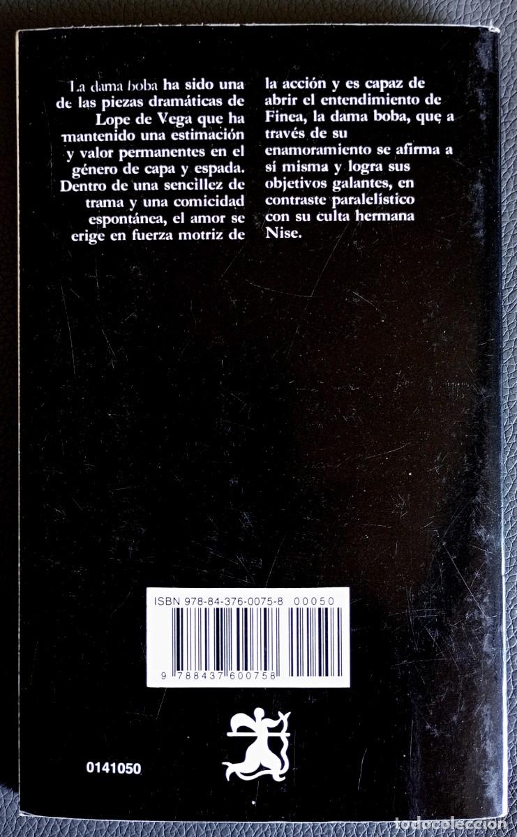 Libros de segunda mano: Lope de Vega . La dama boba . C&aacute;tedra - Foto 2