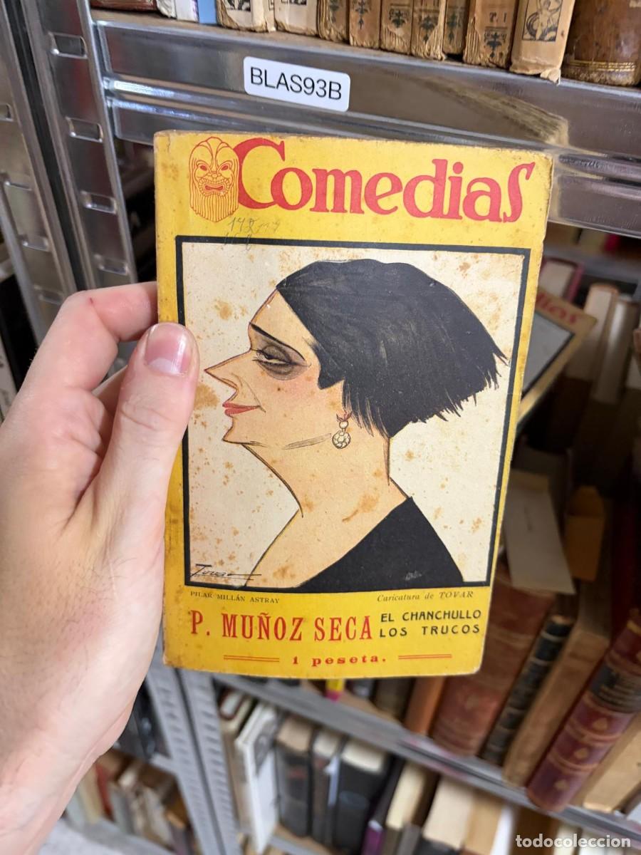 Libros de segunda mano: BLAS93B Comedias &ndash; P. Mu&ntilde;oz Seca &ndash; El chanchullo / Los trucos.