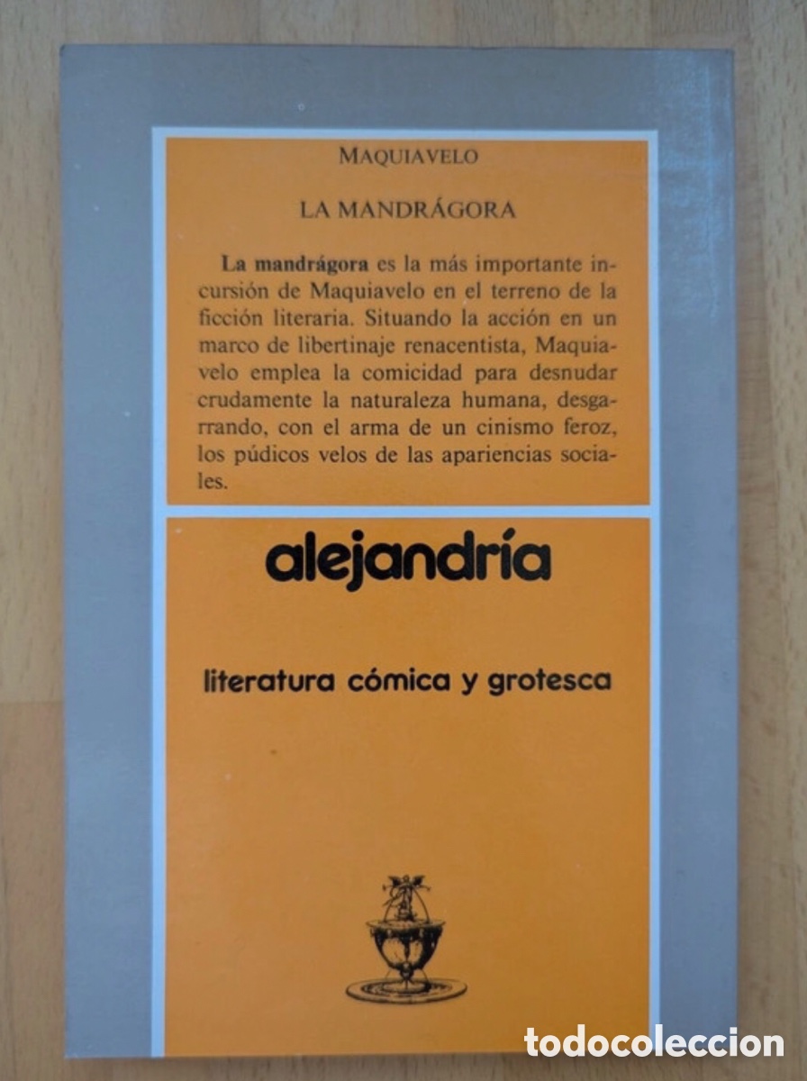 Libros de segunda mano: La Mandr&aacute;gora. Nicol&aacute;s de Maquiavelo - Foto 2