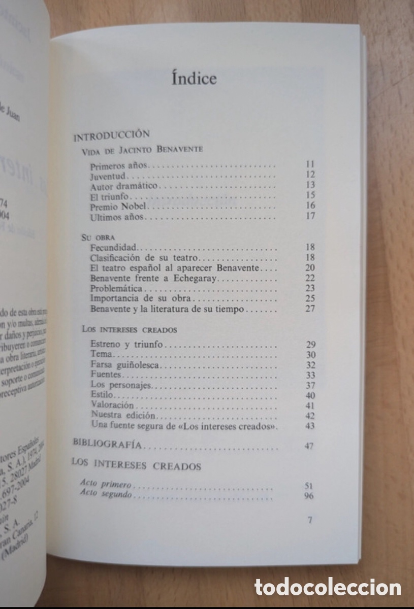 Libros de segunda mano: Los intereses creados. Jacinto Benavente - Foto 5