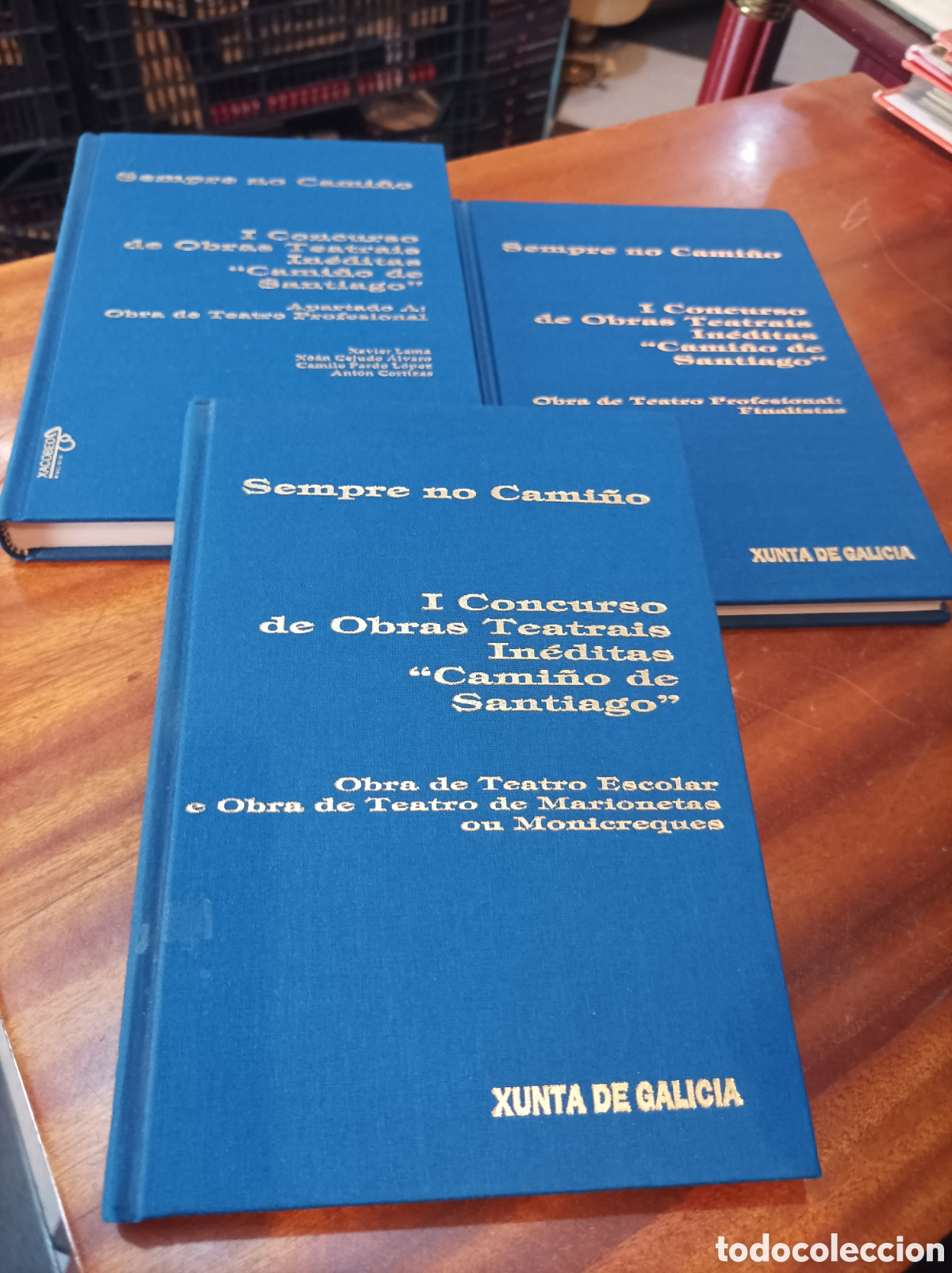 Libros de segunda mano: SEMPRE NO CAMI&Ntilde;O. I CONCURSO DE OBRAS TEATRAIS IN&Eacute;DITAS &rdquo;CAMI&Ntilde;O DE SANTIAGO&rdquo; 3 LIBROS.XUNTA DE GALIC