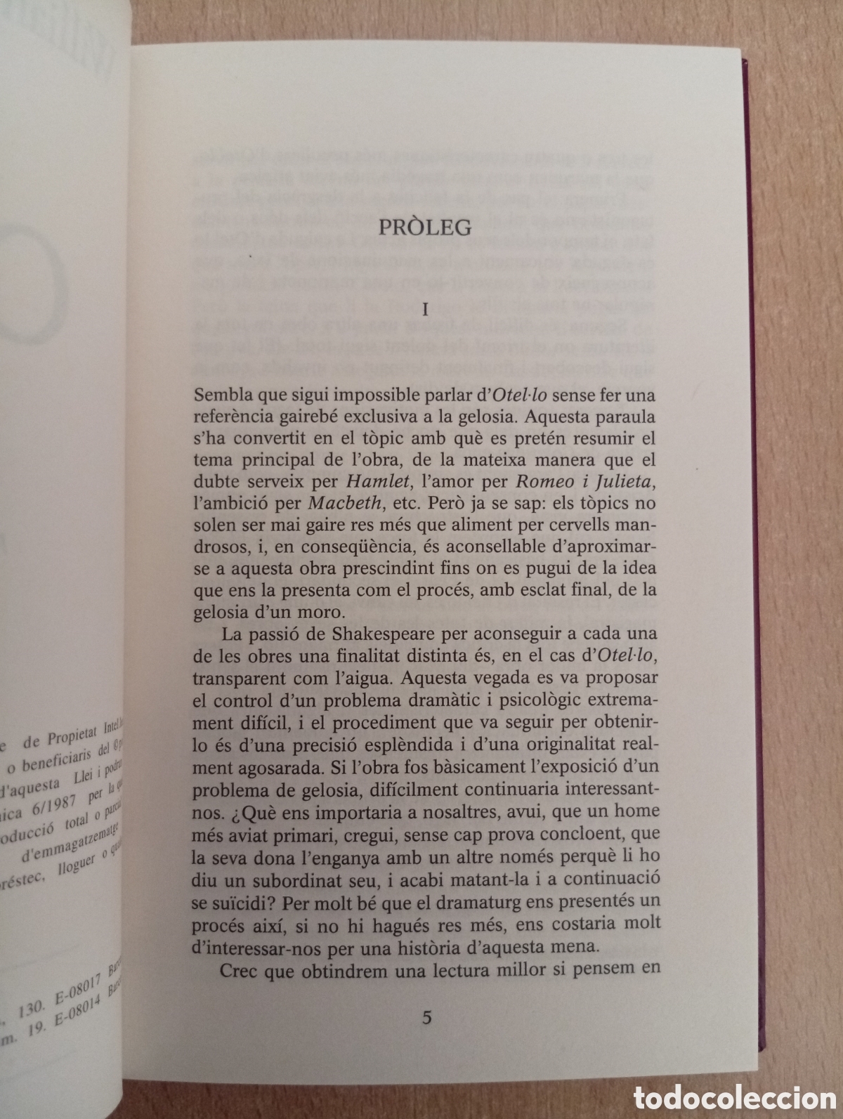 Libros de segunda mano: OTEL.LO. William Shakespeare. Edici&oacute;n en Catal&aacute;n. - Foto 8