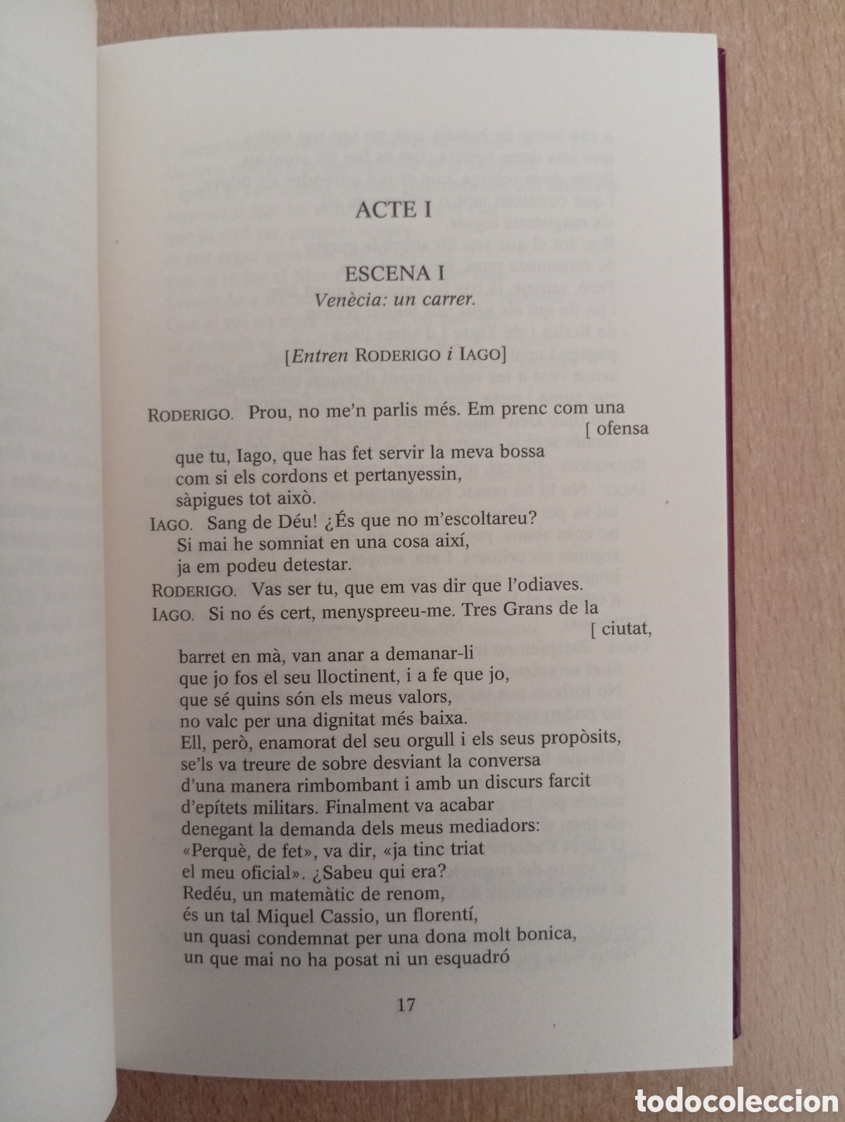 Libros de segunda mano: OTEL.LO. William Shakespeare. Edici&oacute;n en Catal&aacute;n. - Foto 10