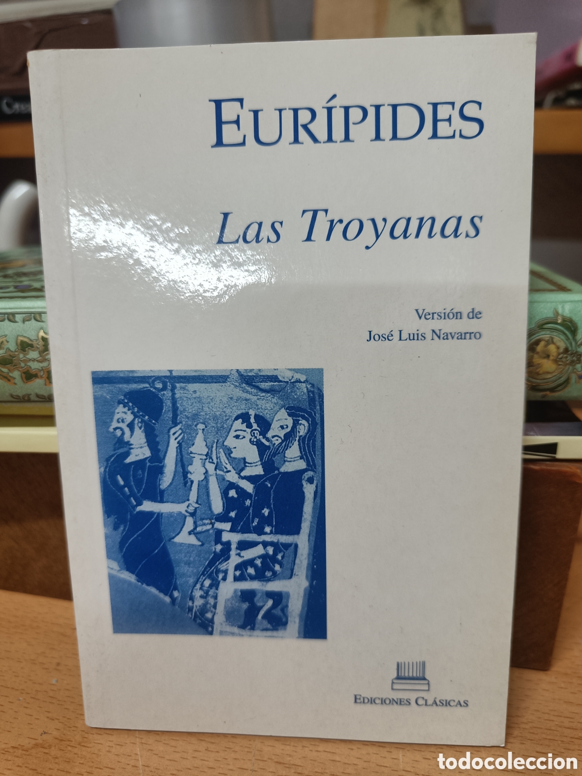 Libros de segunda mano: LAS TROYANAS. EURIPIDES. EDICIONES CL&Aacute;SICAS.