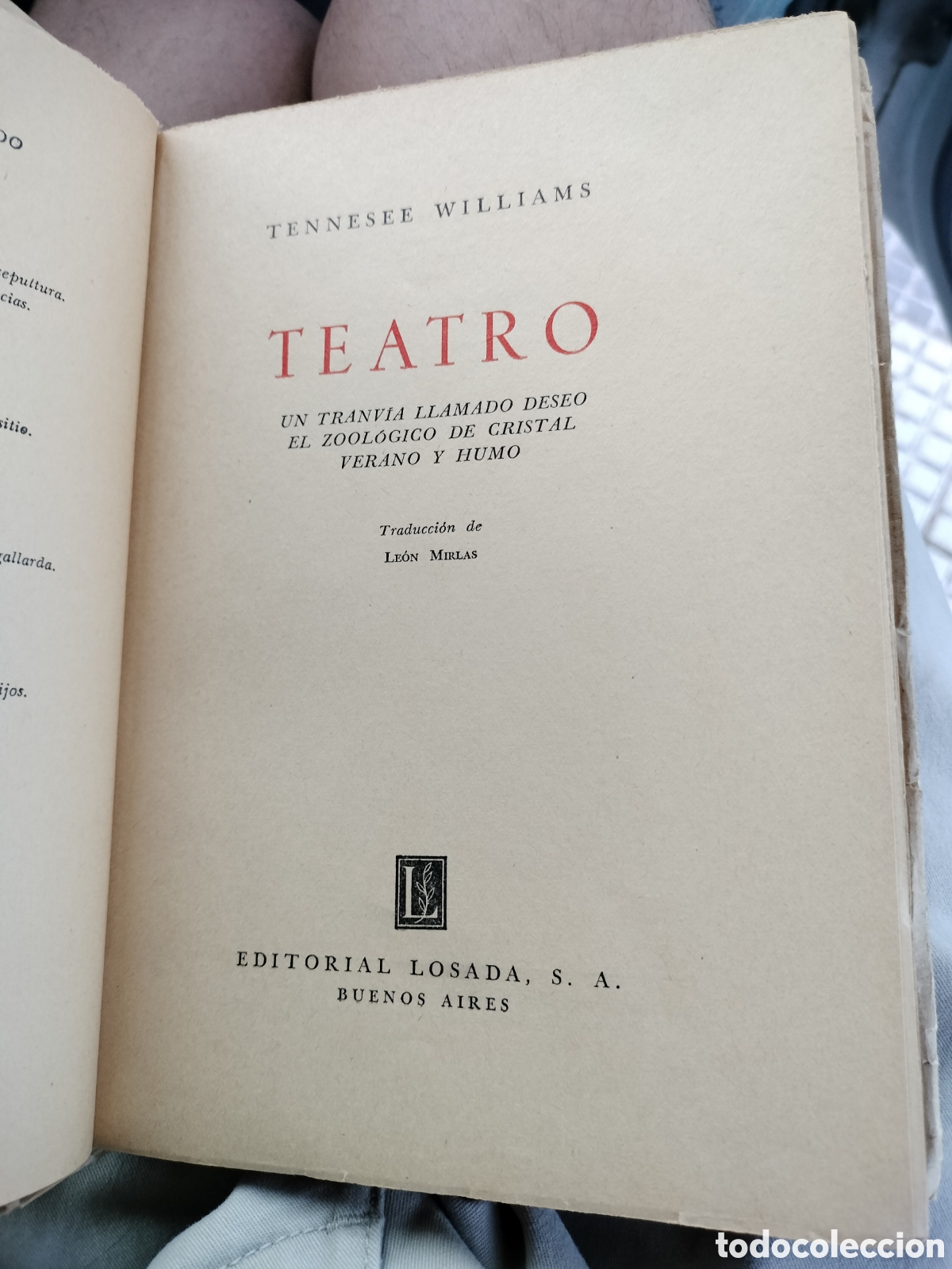 Libros de segunda mano: Teatro. Tennesee Williams - Foto 8