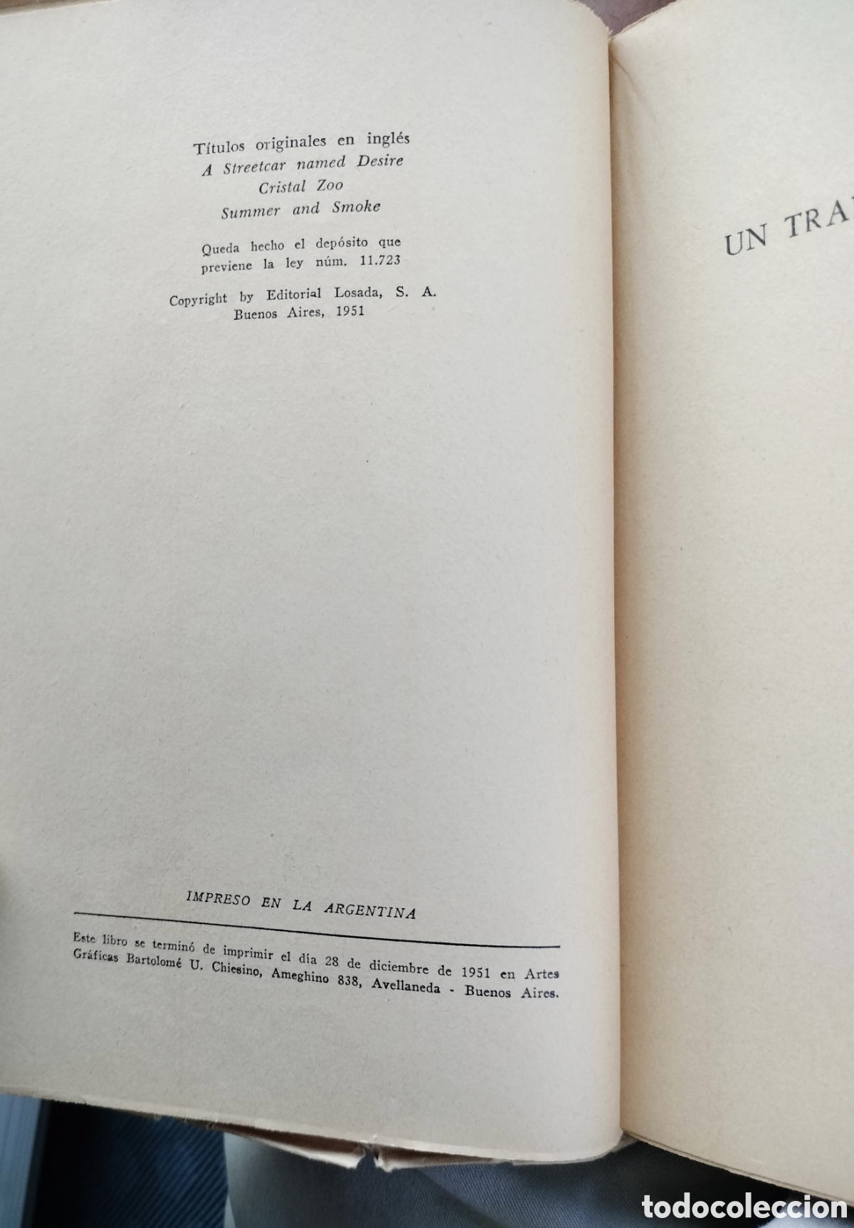 Libros de segunda mano: Teatro. Tennesee Williams - Foto 9