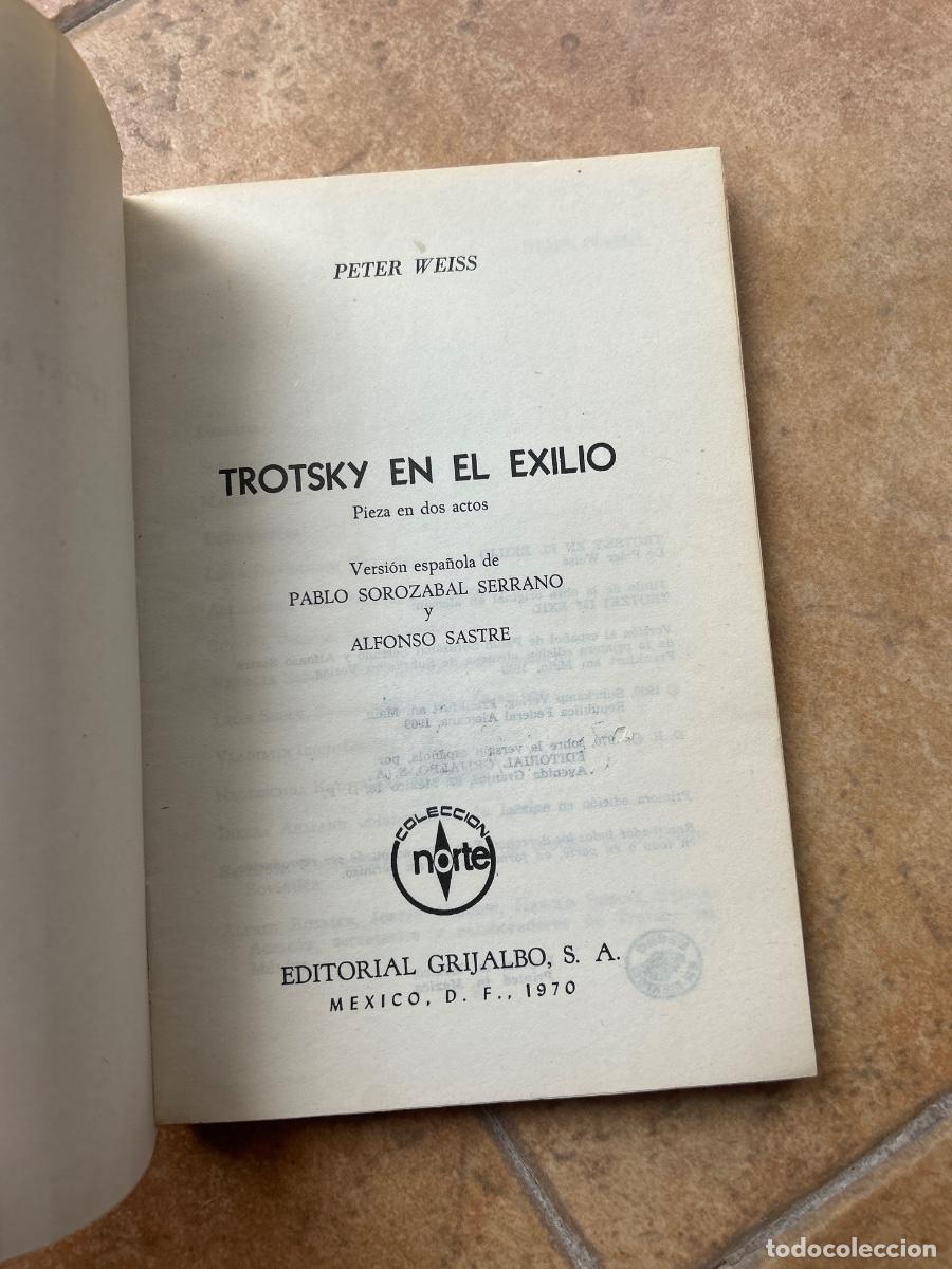 Libros de segunda mano: Trotsky en el exilio - Peter Weiss - Foto 3