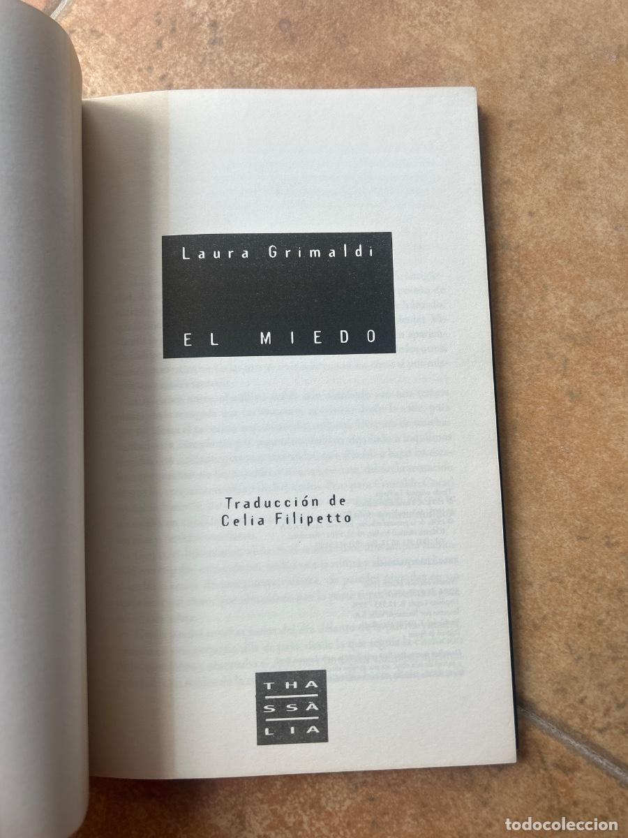 Libros de segunda mano: El miedo - Laura Grimaldi - Foto 3