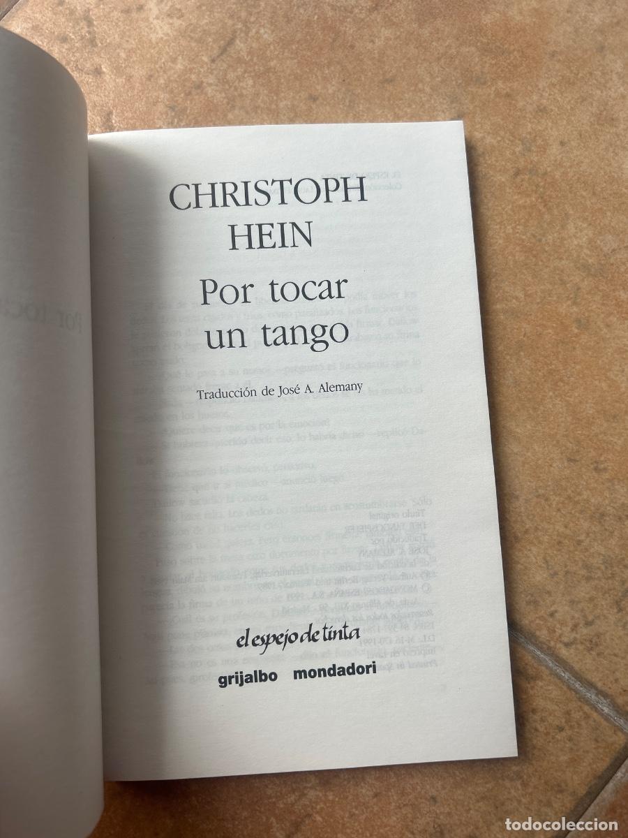 Libros de segunda mano: Por tocar un tango - Christoph Hein - Foto 3