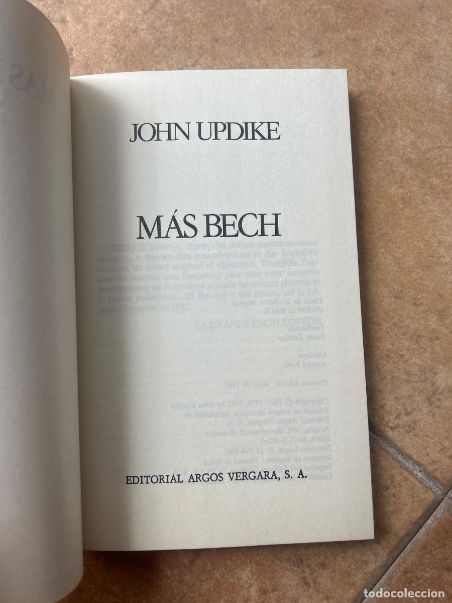 Libros de segunda mano: M&aacute;s Bech - John Updike - Foto 3