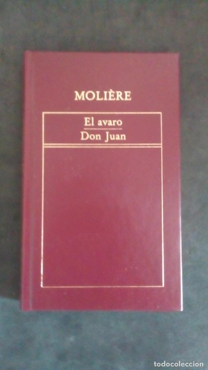 Libros de segunda mano: Moli&egrave;re: El avaro. Don Juan. / Orbis Literatura Universal 80-LIBRO COMO NUEVO-TAPA DURA