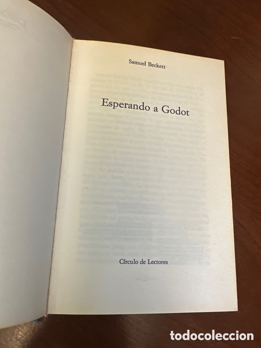 Libros de segunda mano: Samuel Beckett. Esperando a Godot 1970 C&iacute;rculo de lectores. - Foto 2