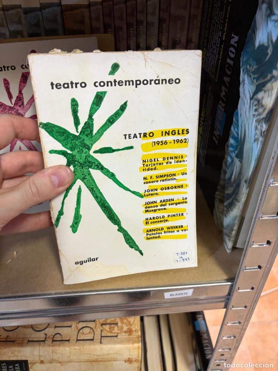 Libros de segunda mano: BLAS97E Teatro contempor&aacute;neo: Teatro ingl&eacute;s (1956-1962) &ndash; Aguilar.
