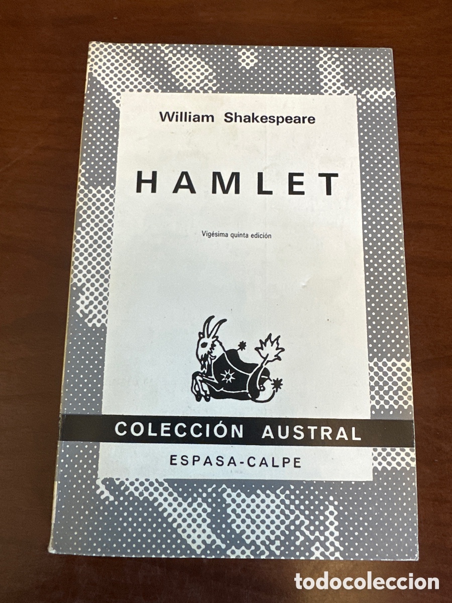 Libros de segunda mano: Hamlet de William Shakespeare 1989. Colecci&oacute;n Austral, Espasa Calpe