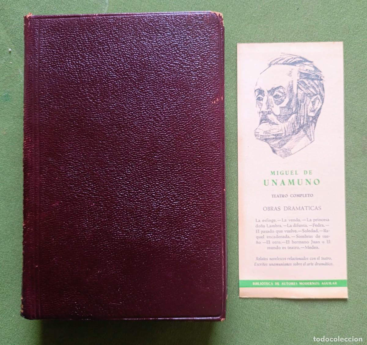 Libros de segunda mano: TEATRO COMPLETO - MIGUEL DE UNAMUNO - AGUILAR - 1959
