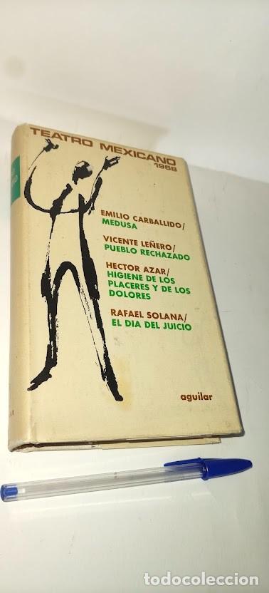 Libros de segunda mano: Teatro Mexicano 1968 - Emilio Carballido/Vicente Le&ntilde;ero/Hector Azar/Rafael Solana - Aguilar 1974