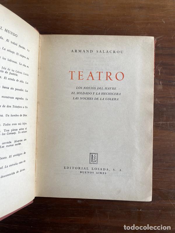 Libros de segunda mano: Teatro - Salacrou Armand