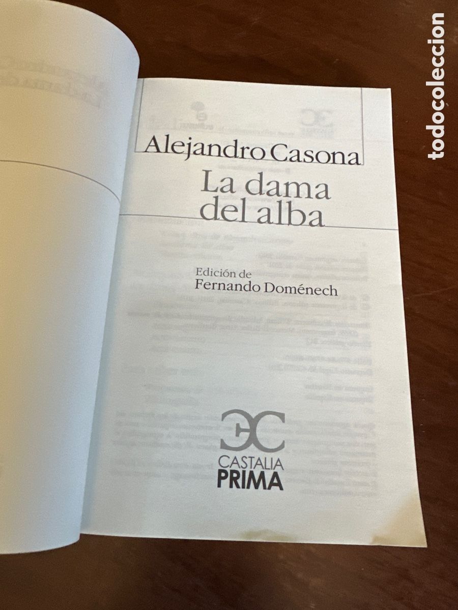 Libros de segunda mano: ALEJANDRO CASONA. LA DAMA DEL ALBA. - Foto 2