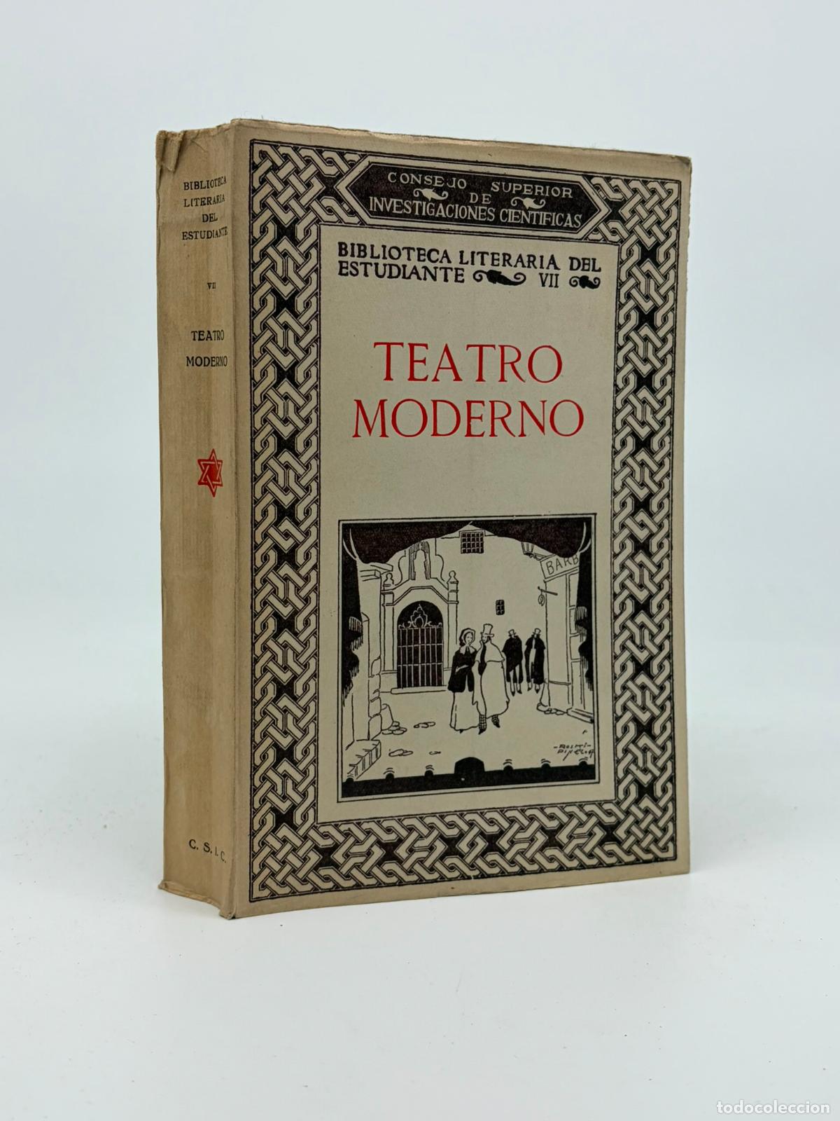 Libros de segunda mano: TEATRO MODERNO. BIBLIOTECA LITERARIA DEL ESTUDIANTE, TOMO VII. - JULIA MARTINEZ, Eduardo. (Selecci&oacute;n