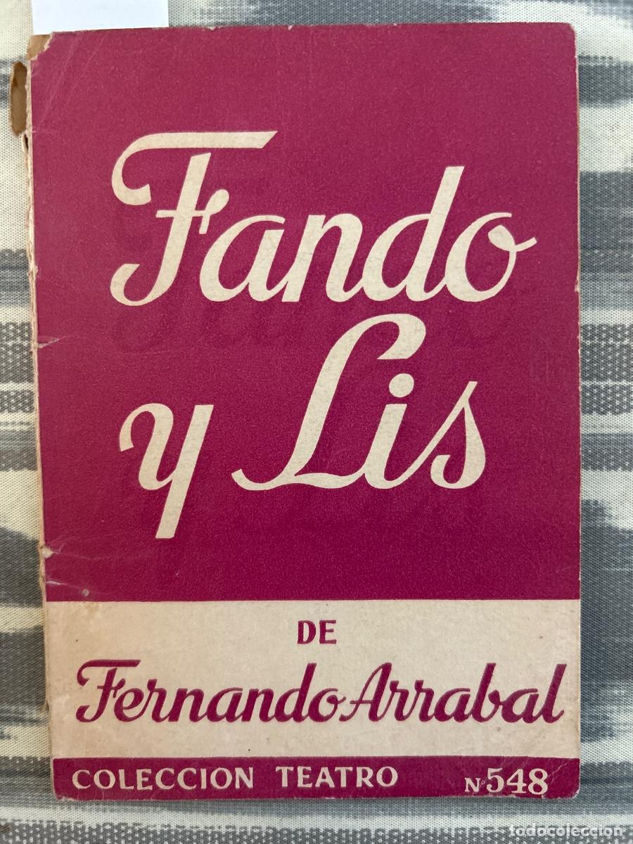 Libros de segunda mano: FANDO Y LIS, FERNANDO ARRABAL