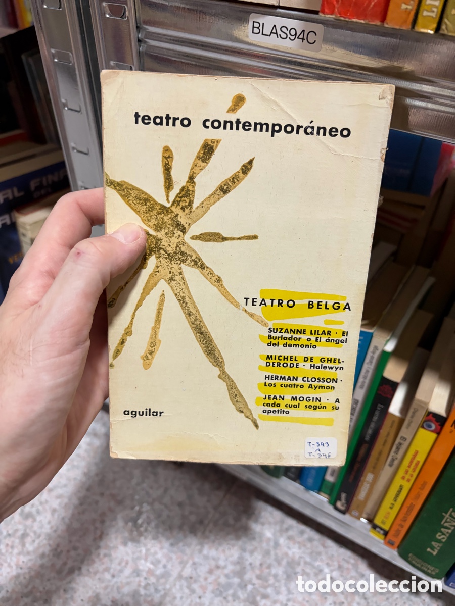 Libros de segunda mano: BLAS94C teatro contempor&aacute;neo TEATRO BELGA SUZANNE LILAR &bull; El Burlador o El &aacute;ngel del demonio