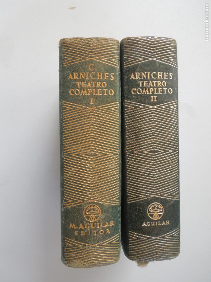 Libros de segunda mano: CARLOS ARNICHES - TEATRO COMPLETO - TOMO I Y II - EDITORIAL AGUILAR 1948.