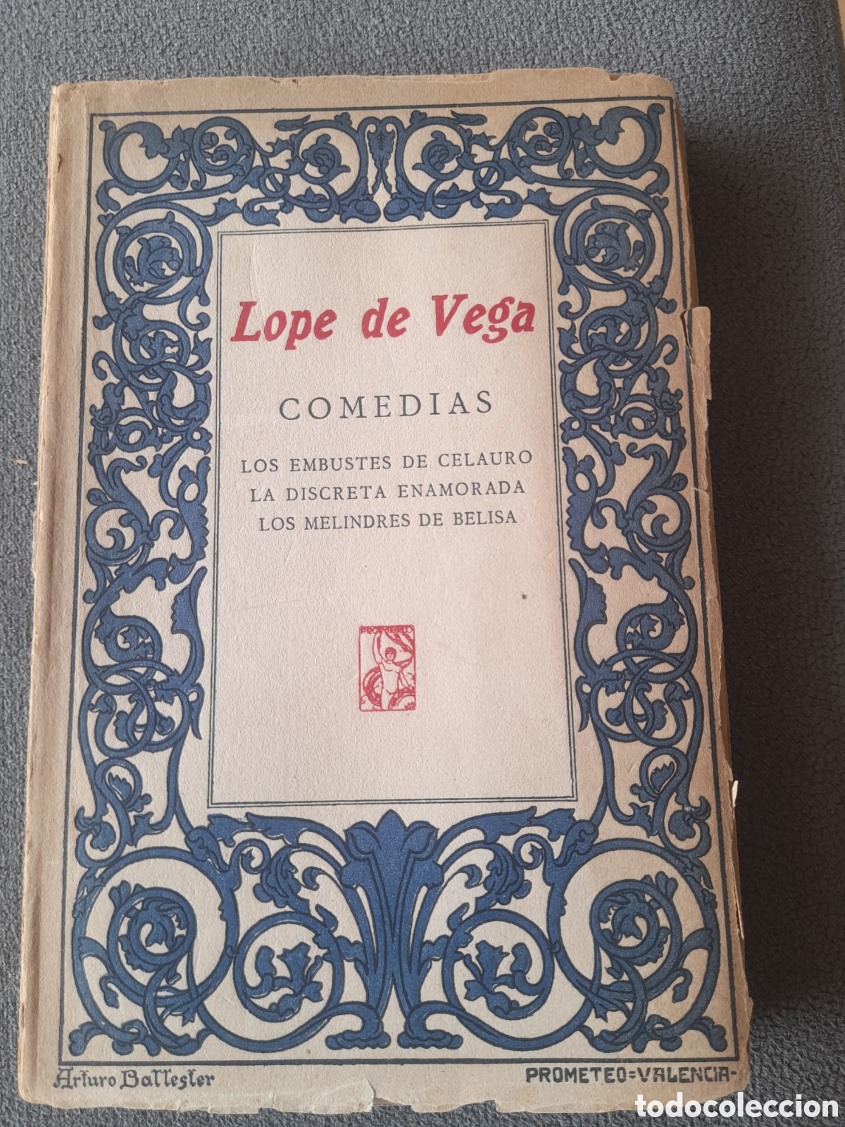 Libros de segunda mano: Libro antiguo sin fechar anterior a 1936 Comedias ppr L&oacute;pez de Vega