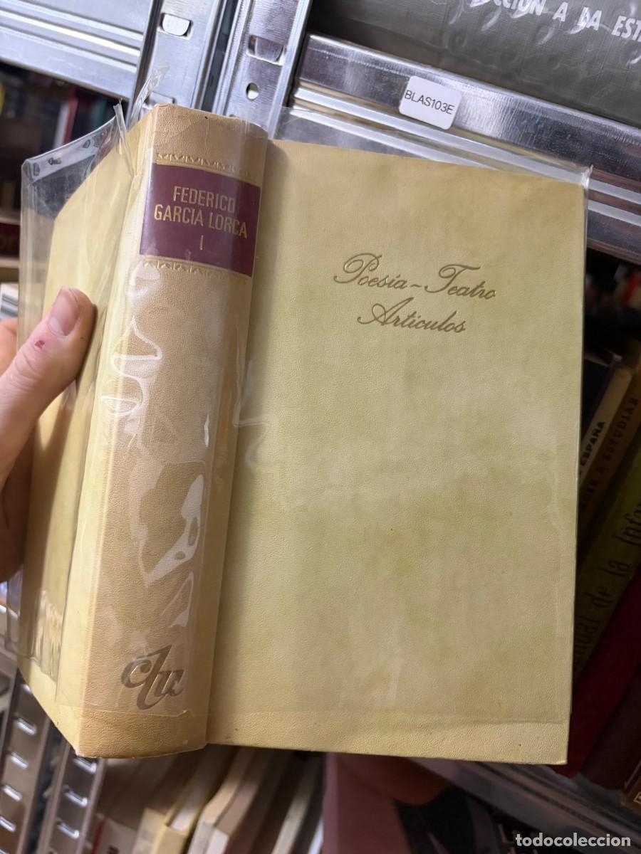 Libros de segunda mano: BLAS103E &mdash; Federico Garc&iacute;a Lorca &mdash; Poes&iacute;a - Teatro - Art&iacute;culos I