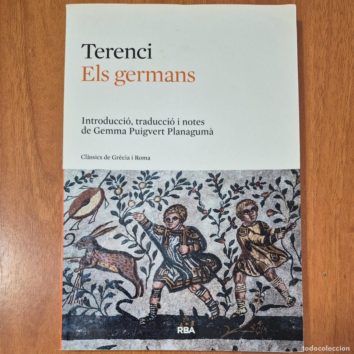 Libros de segunda mano: ELS GERMANS - TERENCI (CATAL&Agrave;)