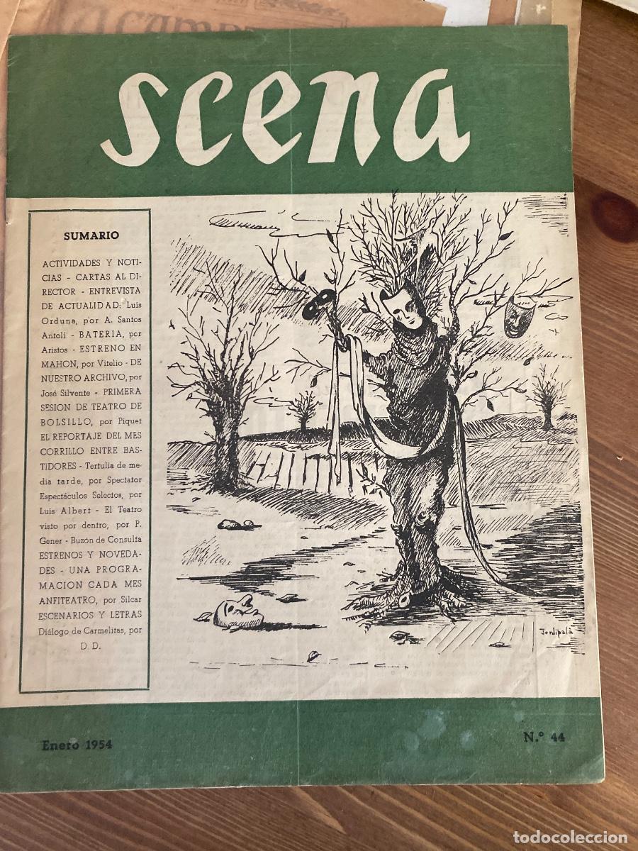 Livros em segunda m&atilde;o: SCENA. BOLET&Iacute;N DE FOMENTO DEL ESPECT&Aacute;CULO SELECTO Y DEL TEATRO ASOCIACI&Oacute;N. N&ordm; 44 ENE 1954