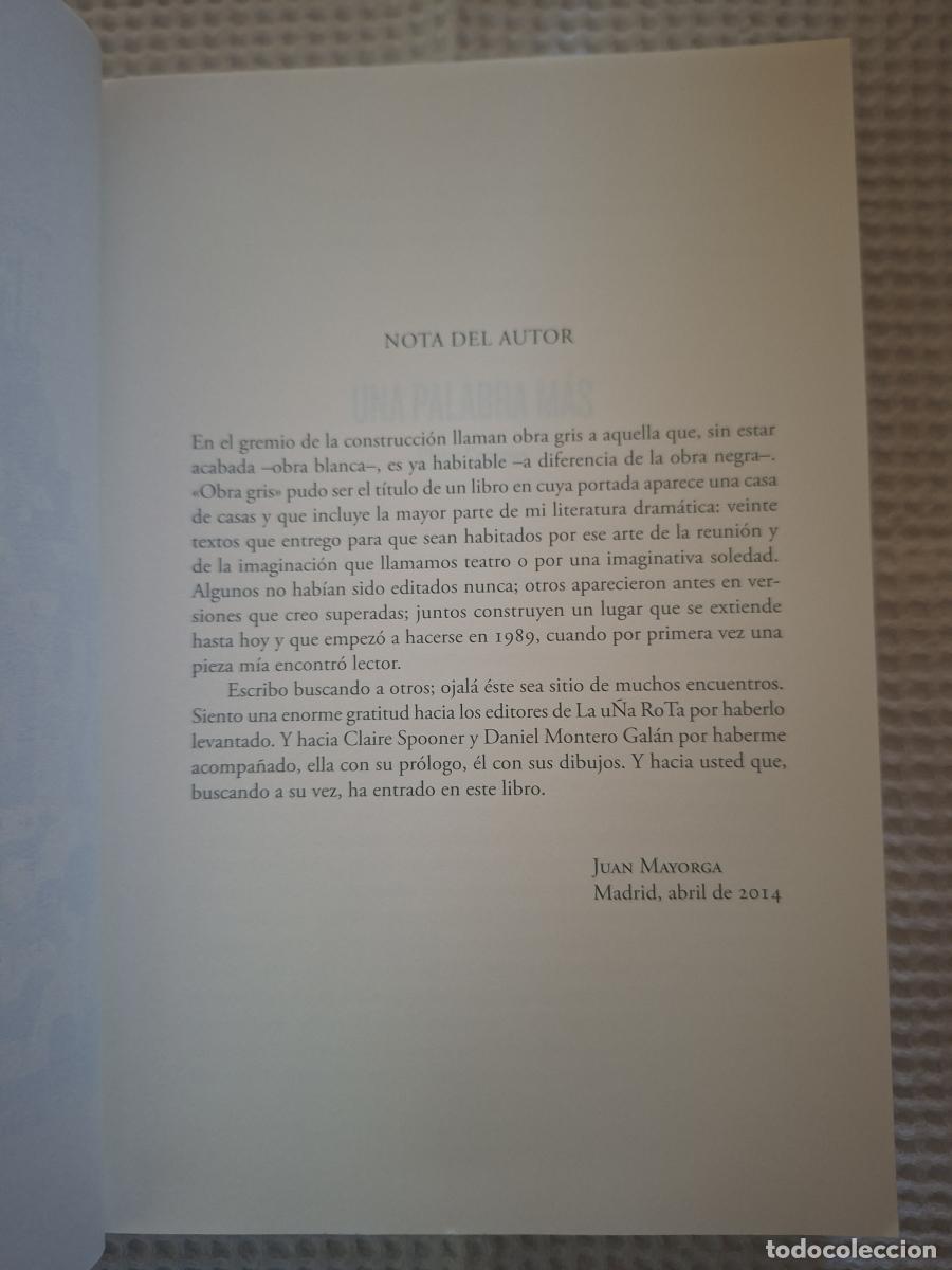 Libros de segunda mano: Teatro 1989-2014 - Mayorga, Juan - Foto 4