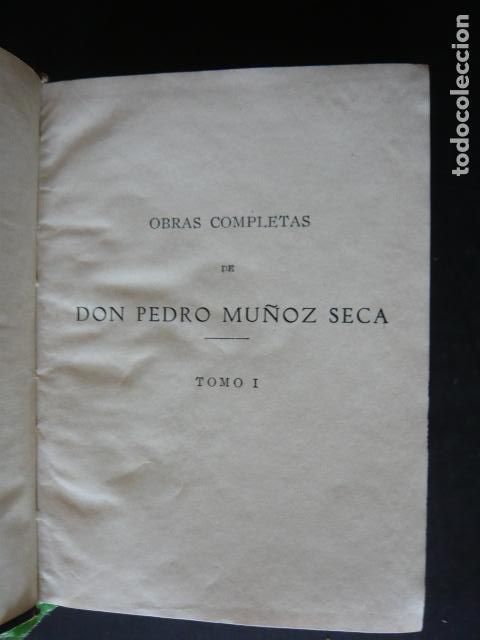 Libros de segunda mano: OBRAS COMPLETAS PEDRO MU&Ntilde;OZ SECA 7 TOMOS ED. FAX 1954 - Foto 3