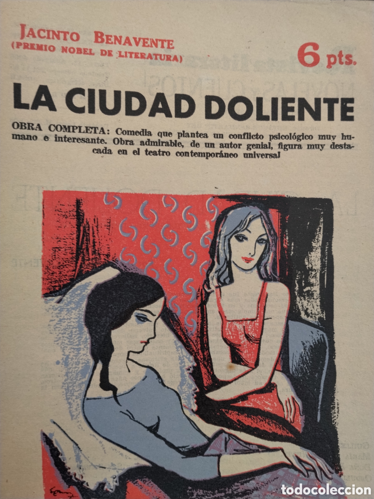 Libros de segunda mano: Jacinto Benavente. La ciudad doliente