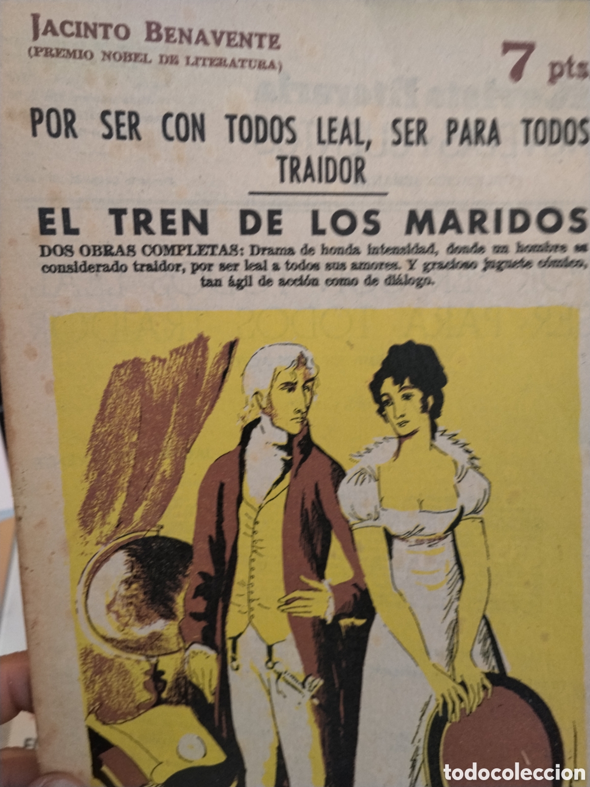 Libros de segunda mano: Jacinto Benavente. Por ser a todos leal.../ El tren de los maridos