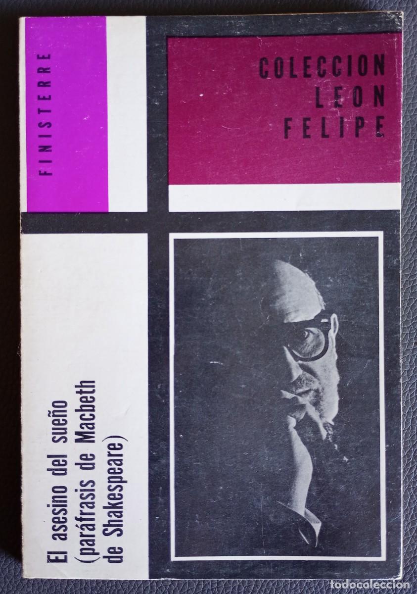 Libros de segunda mano: Le&oacute;n Felipe . El asesino del sue&ntilde;o