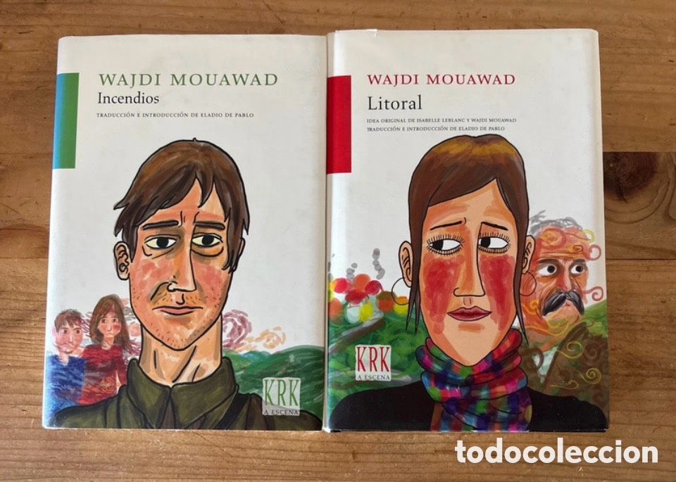 Libros de segunda mano: Incendios y Litorial de Wajdi Mouawad. KRK