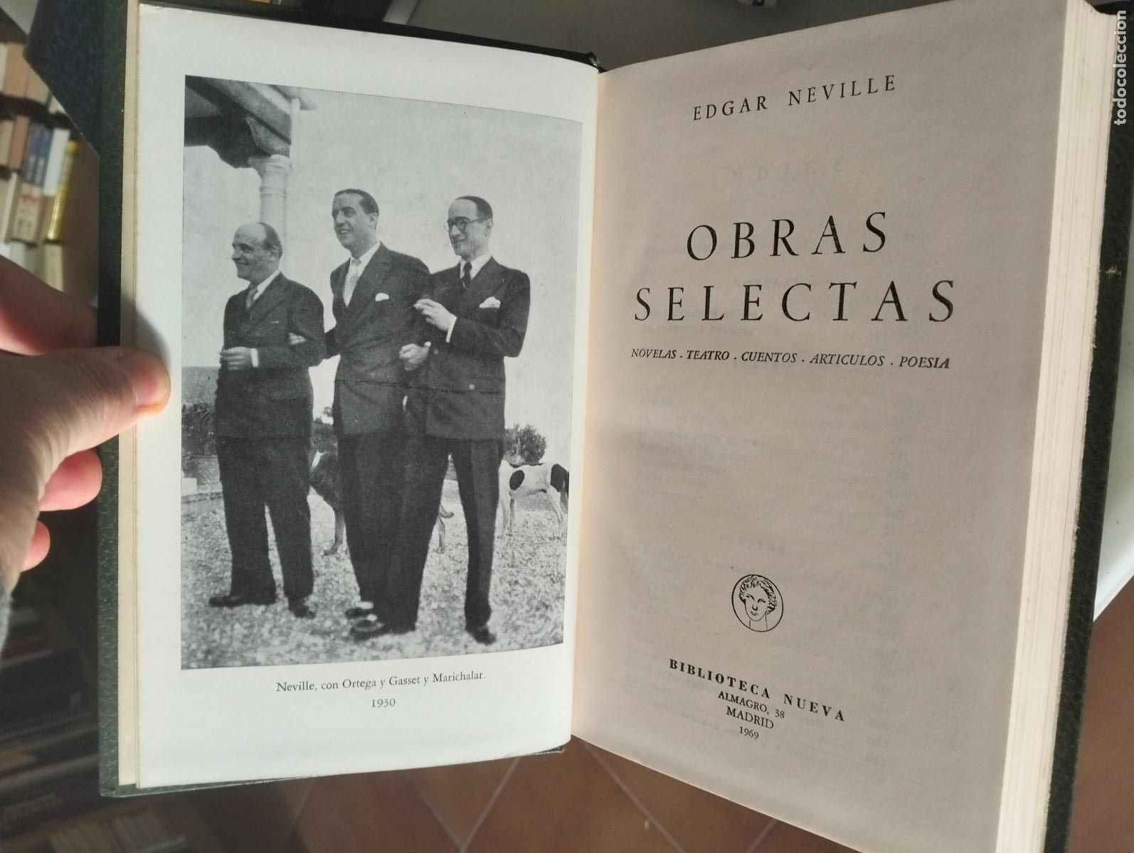 Libros de segunda mano: Obras Selectas, Edgar Neville, Biblioteca Nueva, tapa dura, lujo. 1969. VISITA MI CATALOGO