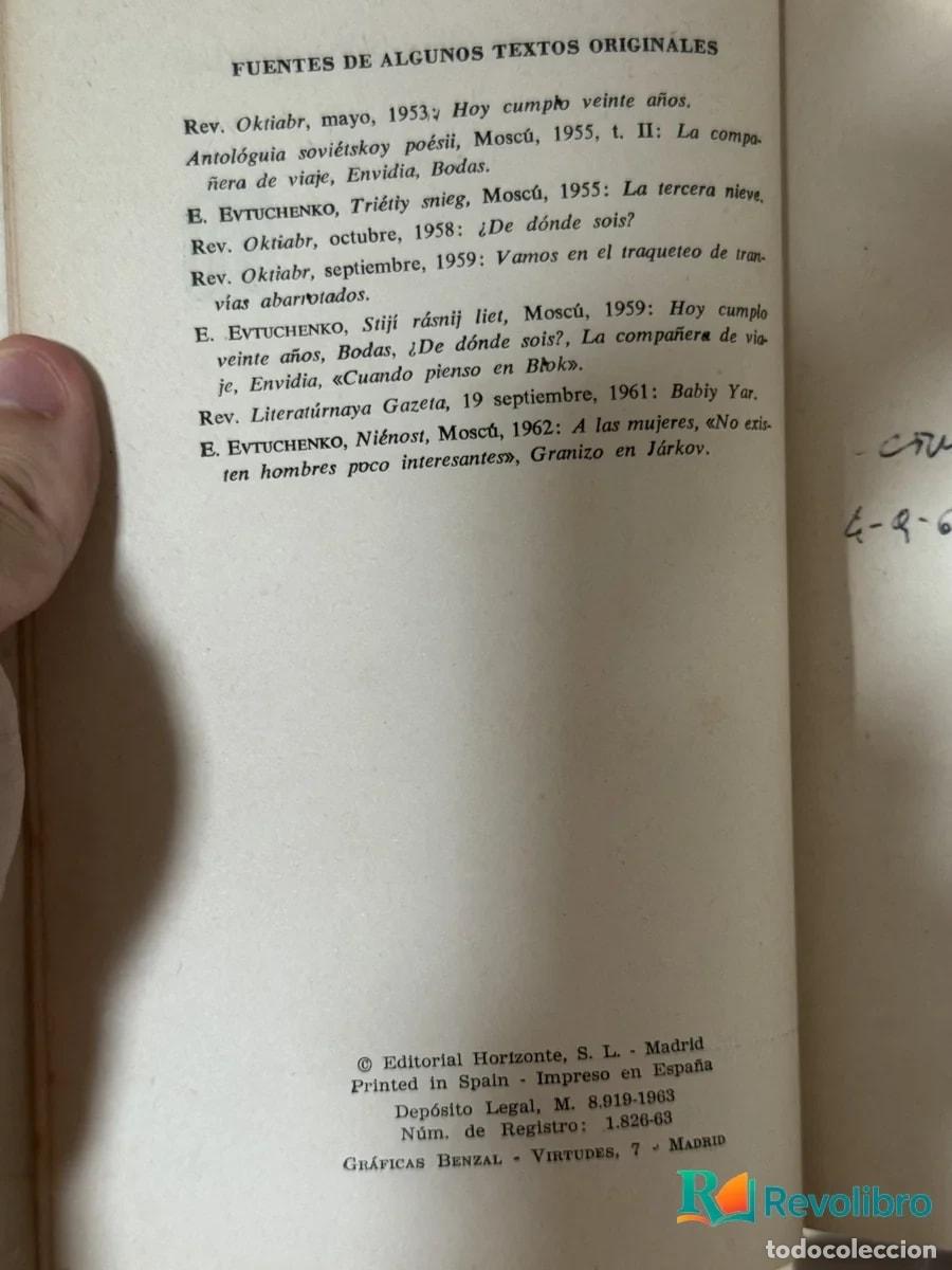 Libros de segunda mano: No he nacido tarde - Evtuchenko - Foto 2