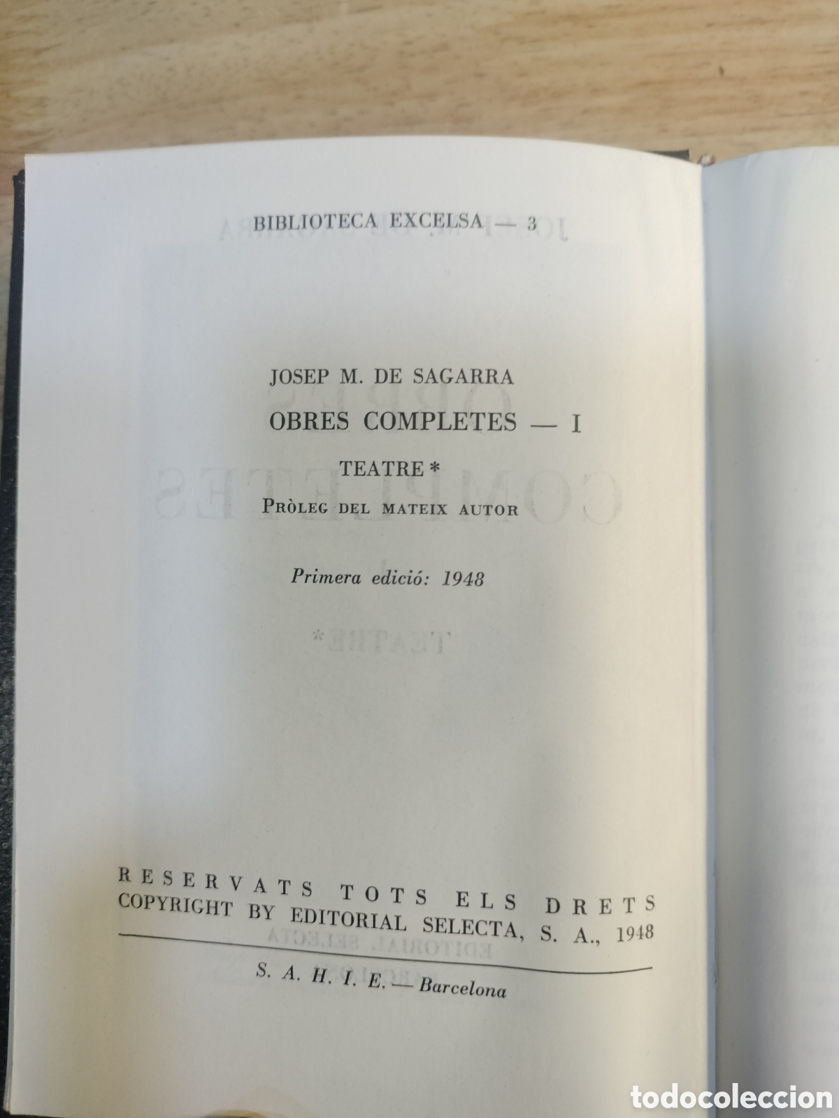 Libros de segunda mano: Josep Maria de Segarra. Obres completes - Foto 3