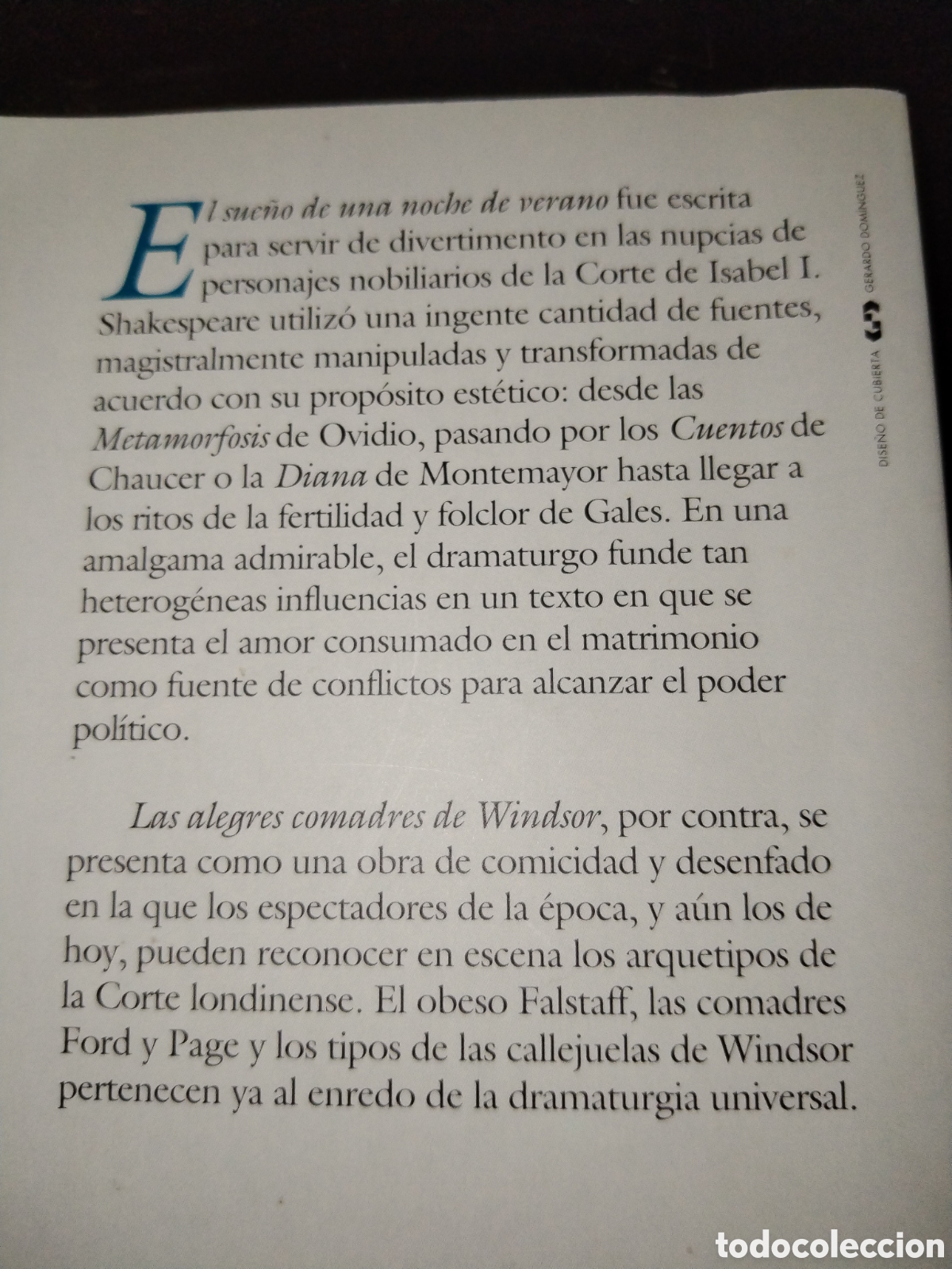 Libros de segunda mano: El sue&ntilde;o de una noche de verano. Las alegres comadres de Windsor. Shakespeare - Foto 2