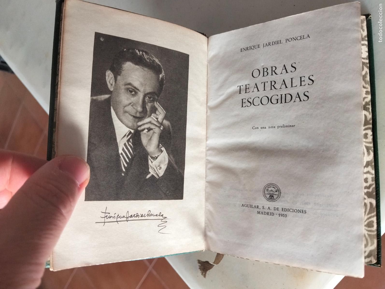 Libros de segunda mano: Teatro. Jardiel Poncela. Obras Escogidas, ed. Aguilar, 1953, papel biblia, lujo. VISITA MI CATALOGO