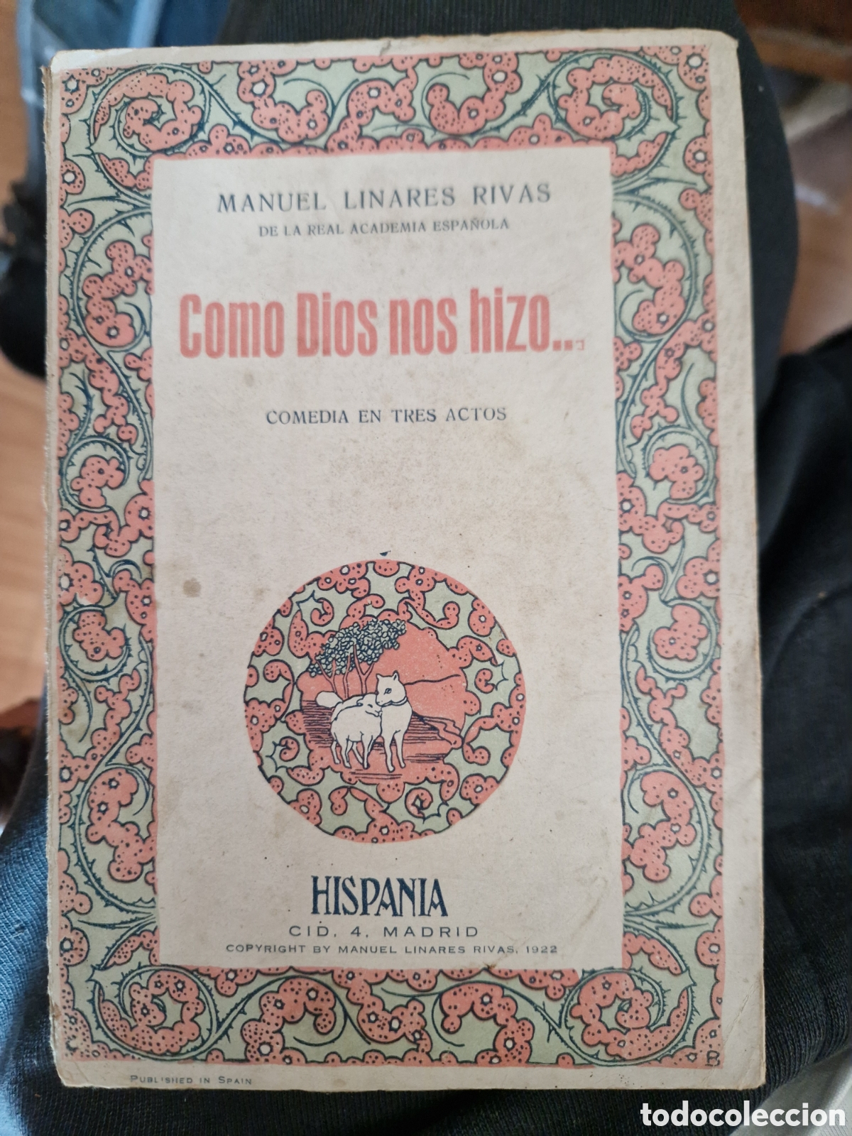 Libros de segunda mano: LINARES RIVAS, Manuel. Como Dios nos hizo - Foto 1