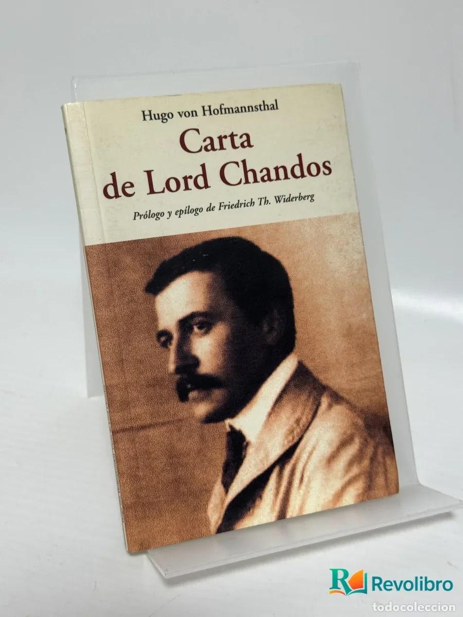 Livros em segunda m&atilde;o: Carta de Lord Chandos - Hugo von Hofmannsthal