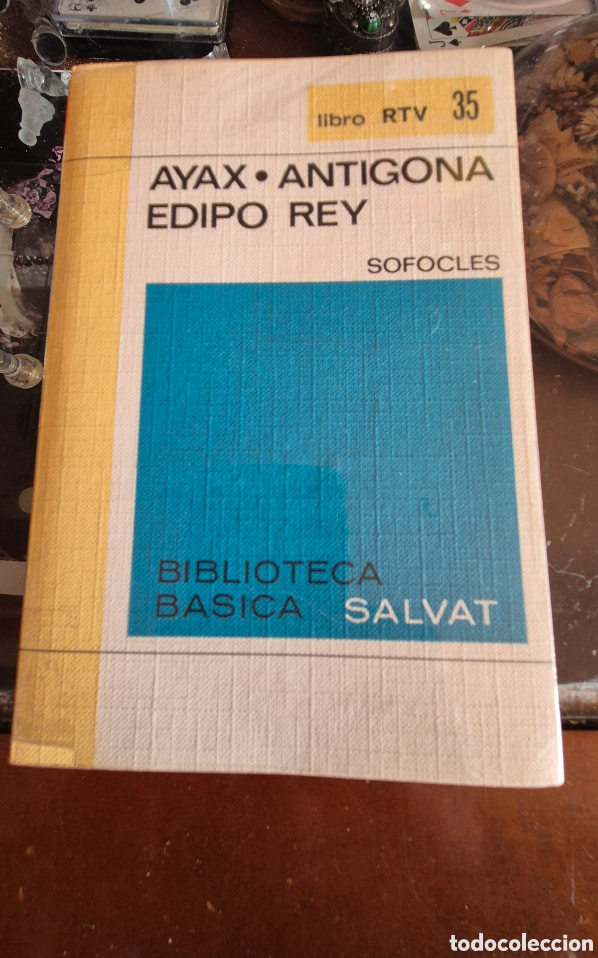 Libros de segunda mano: Ayax/ Ant&iacute;gona Edipo rey. Salvat Editores 1969