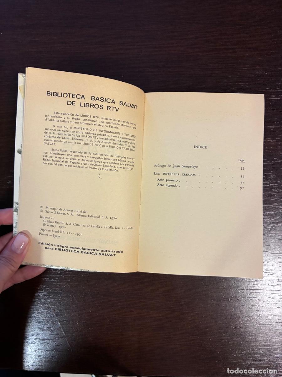 Libros de segunda mano: Los intereses creados - Jacinto Benavent - Foto 5