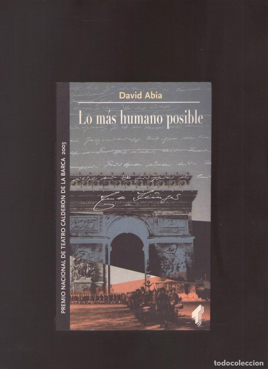 Libros de segunda mano: Bd. Lo m&aacute;s humano posible (David Abia) - Foto 1