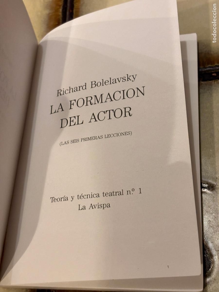 Libros de segunda mano: La formaci&oacute;n del actor. Richard Bolelavsky. - Foto 3