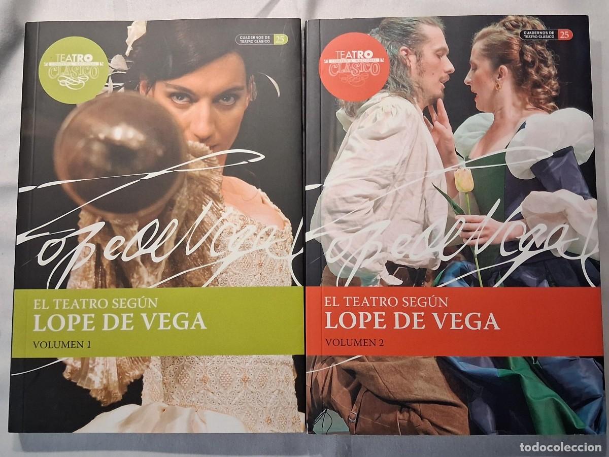 Libros de segunda mano: EL TEATRO SEGUN LOPE DE VEGA VOLUMEN I Y II TEATRO CLASICO